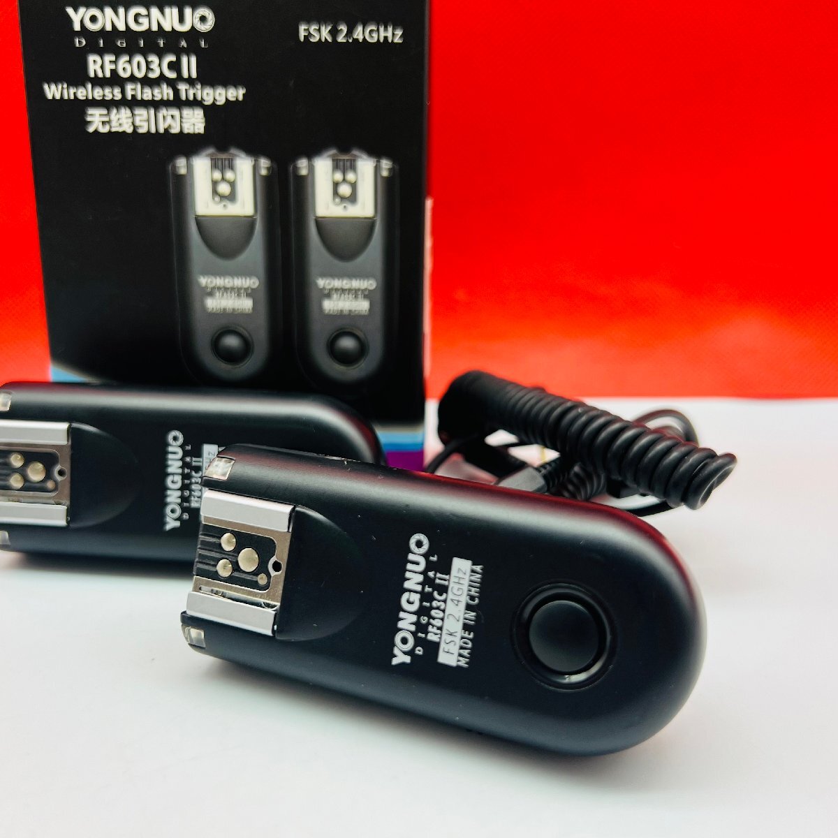 K123 YONGNUO RF603C II Wireless Flash Trigger カメラ アクセサリー ワイヤレスフラッシュトリガー 現状品 ヨンヌオ拍卖