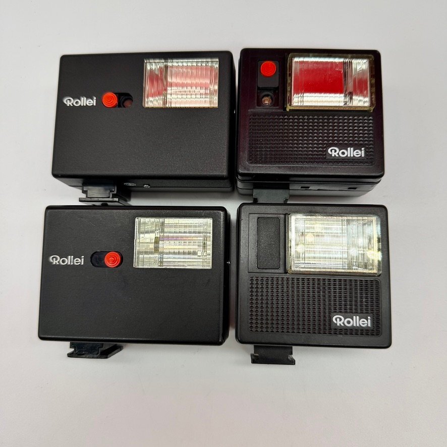S03 Rollei 121BC 100XLC 100XL 4台 まとめ売り ストロボ カメラ アクセサリー ジャンク ローライ拍卖