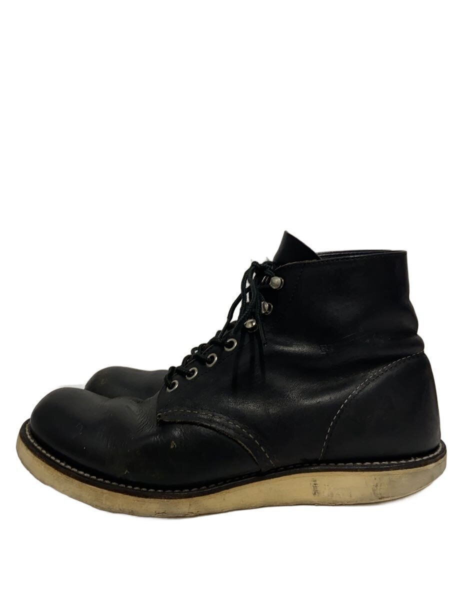 RED WING◆PLAIN TOE/ブーツ/26.5cm/BLK/レザー/9070//拍卖
