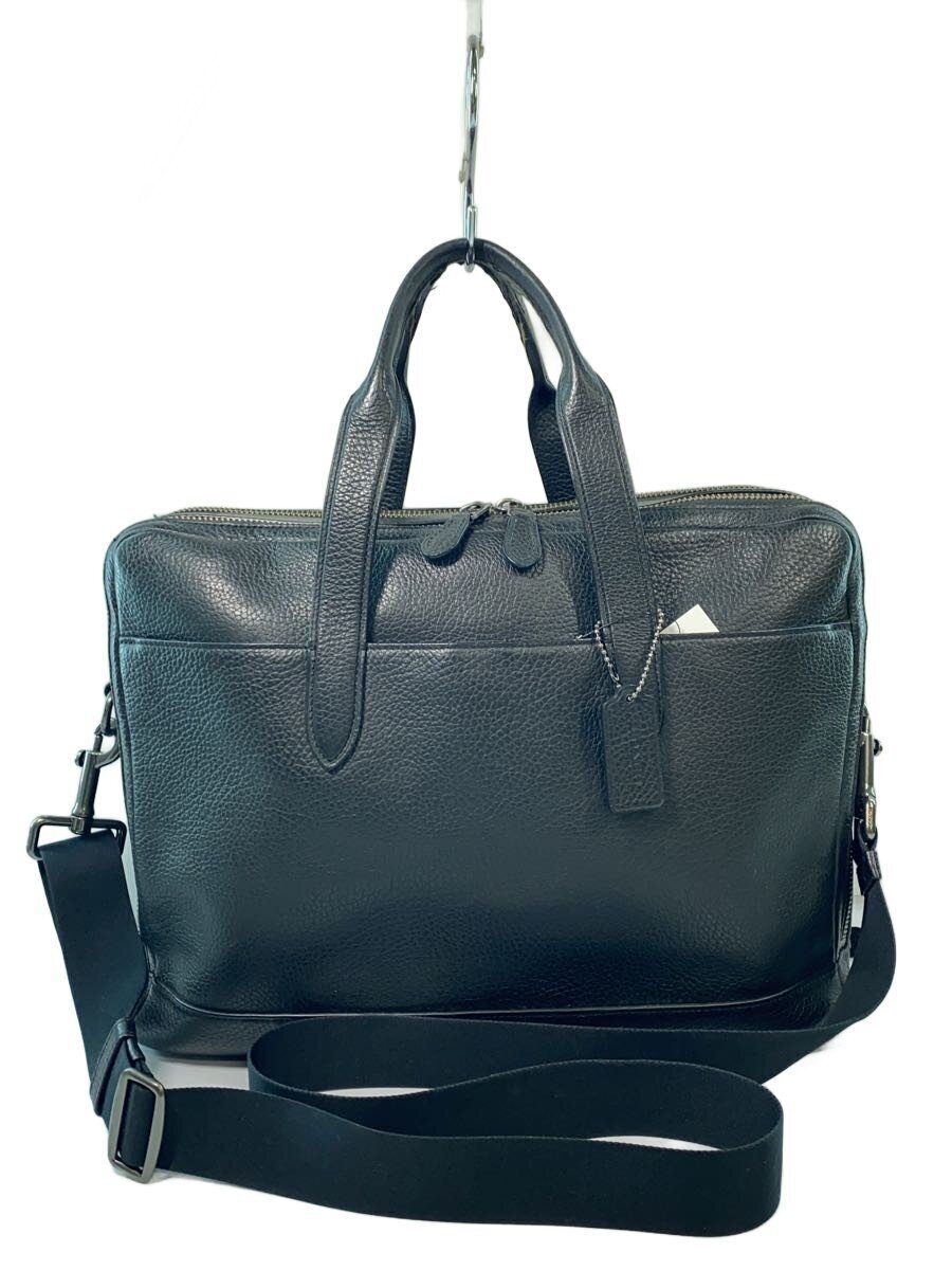 COACH◆ブリーフケース/レザー/BLK/F27617//拍卖