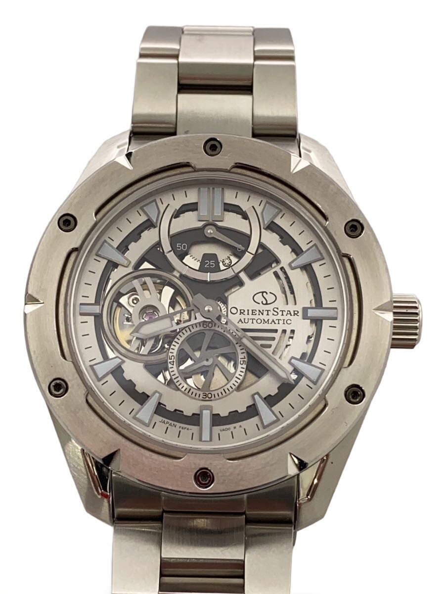 Orient Star◆自動巻腕時計/アナログ/-/BLK/SLV/RK-AV0A02S拍卖