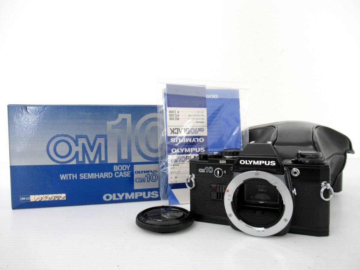 【OLYMPUS/オリンパス】巳④25//箱付 OLYMPUS OM10/ブラックボディ拍卖
