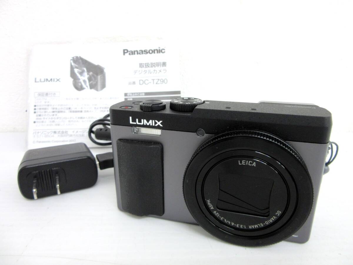 【Panasonic/パナソニック】巳⑥46//DC-TZ90/コンパクトデジタルカメラ/付属品有り拍卖