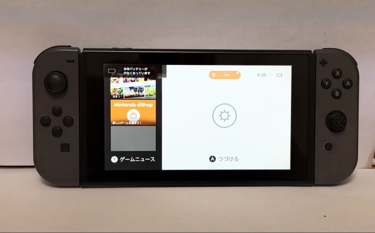 Nintendo Switch HAC-001 グレー 完品セット 動作確認済み ドック HDMIケーブル ACアダプター 元箱付き拍卖