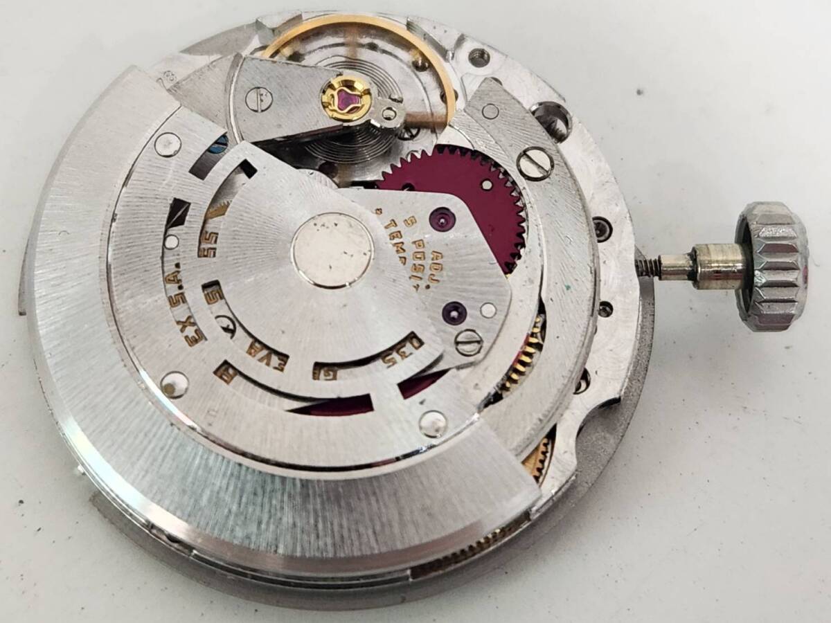 C-WA1345 【現状保管品】 ROLEX Cal.3035 ムーブメント 稼動 ロレックス リューズ 竜頭 キャリバー パーツ 部品 腕時計 自動巻き 27石拍卖