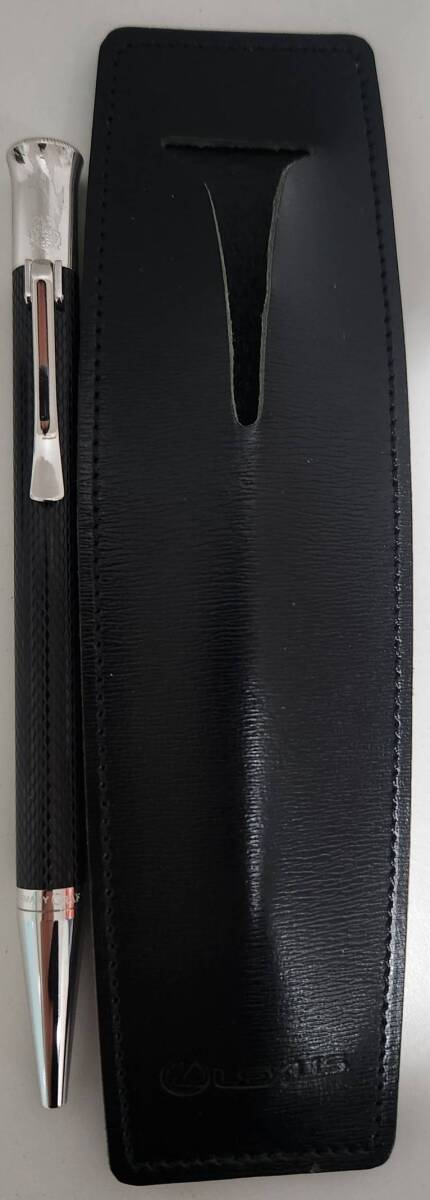 C-KO1098 【現状保管品】 GRAF VON FABER-CASTELL グラフ フォン ファーバーカステル ギロシェ ボールペン ブラック 筆記具 波縞模様拍卖