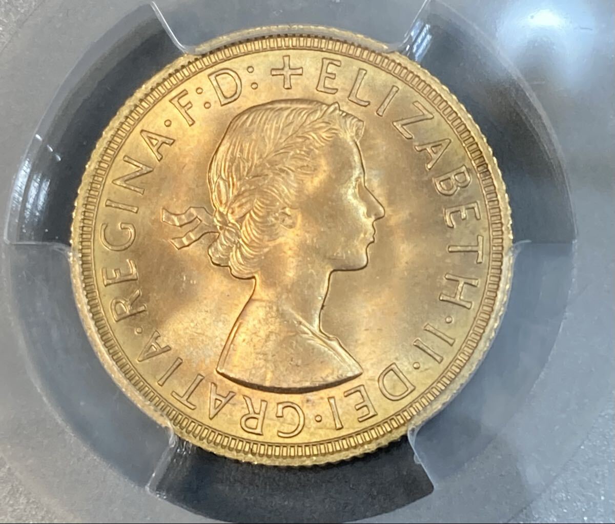PCGS MS65 イギリス ソブリン金貨 金貨 エリザベス女王 ヤングヘッド 大人気 アンティークコイン拍卖