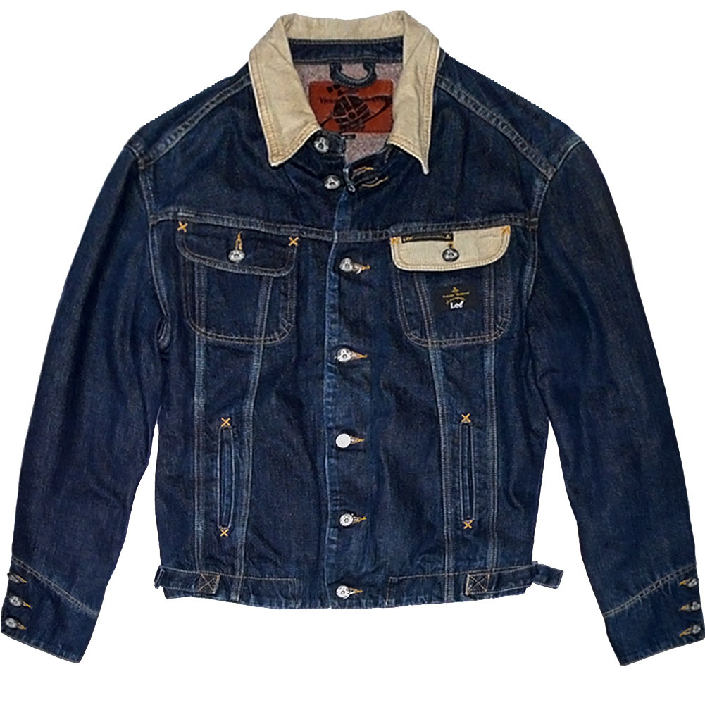 VIVIENNE WESTWOOD ANGLOMANIA × LEE DENIM JACKET STORM RIDER ヴィヴィアン ウエストウッド × リー デニム ジャケット拍卖