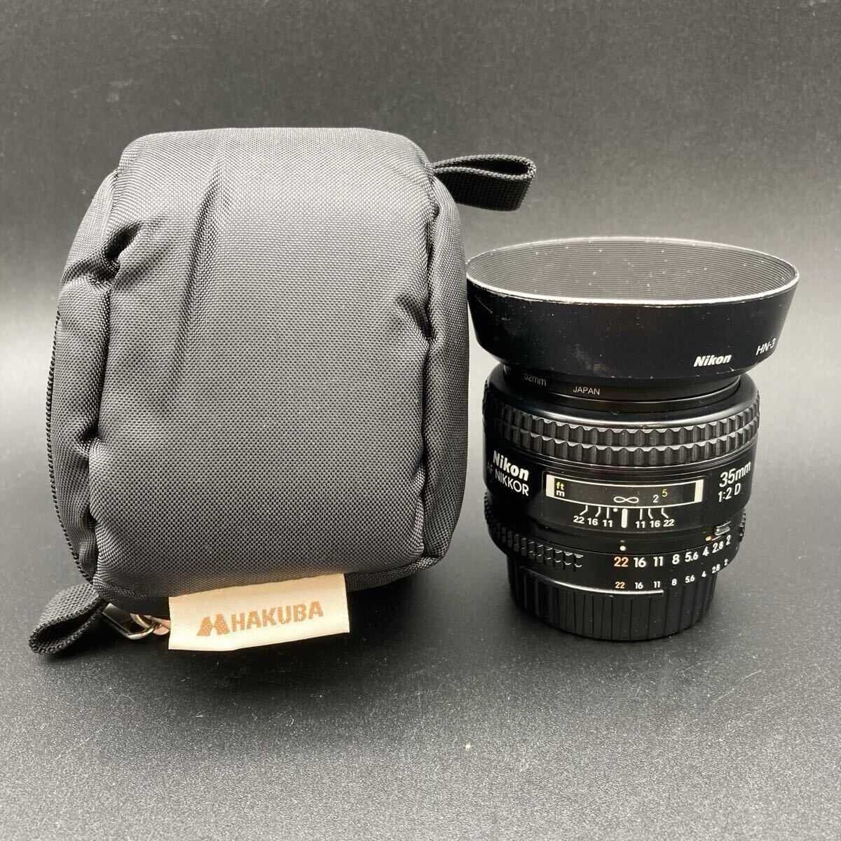 【AN2714-j】カメラレンズ nikon AF nikkor 35mm 1:2 D ニコン 一眼カメラ用 hn-3拍卖