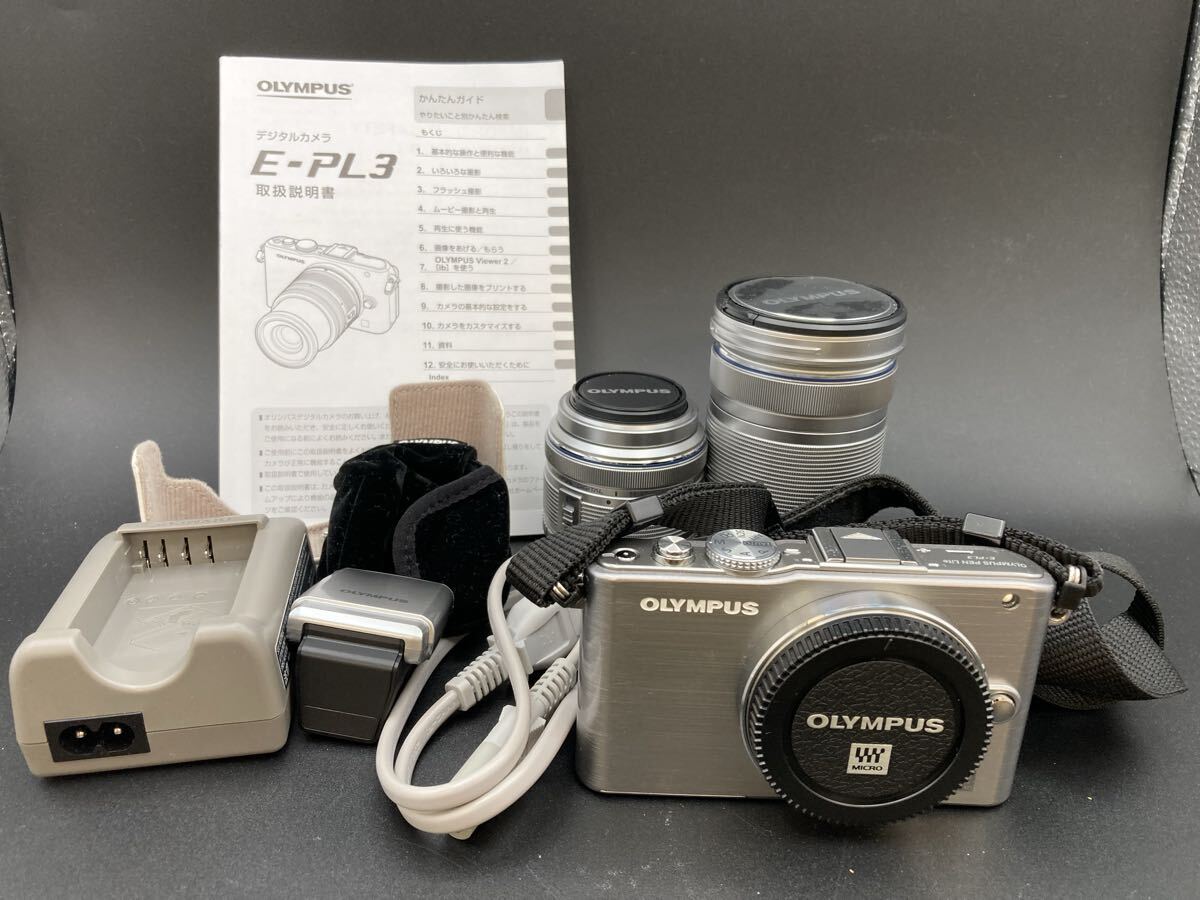 【F2797-j】カメラ OLYMPUS E-PL3 ミラーレス一眼 オリンパス 動作品拍卖