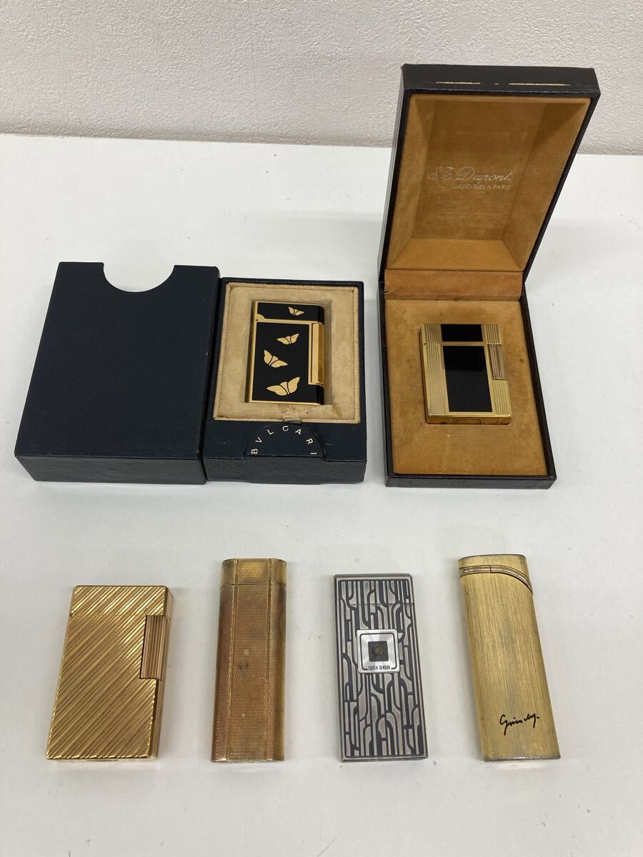 【B2779-h】 ライター 6点 まとめ GIVENCHY BVLGARI dupont cartier windmill など ガスライター 喫煙具 デュポン 喫煙グッズ拍卖