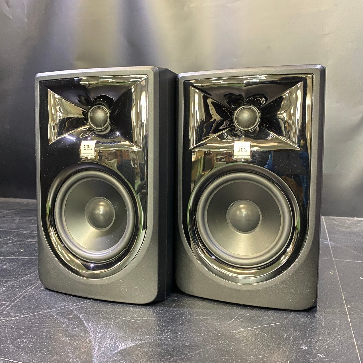 【 C 】6487 JBL 305Mk II パワードスピーカーペア ジェービーエル 203043拍卖