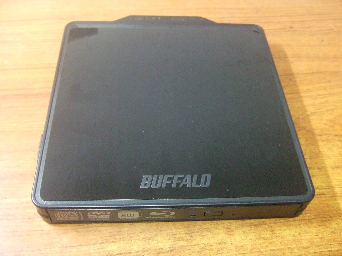 W170 中古 BUFFALO ポータブルブルーレイドライブ BRXL-PC6VU2 BDドライブ 再生のみ確認拍卖