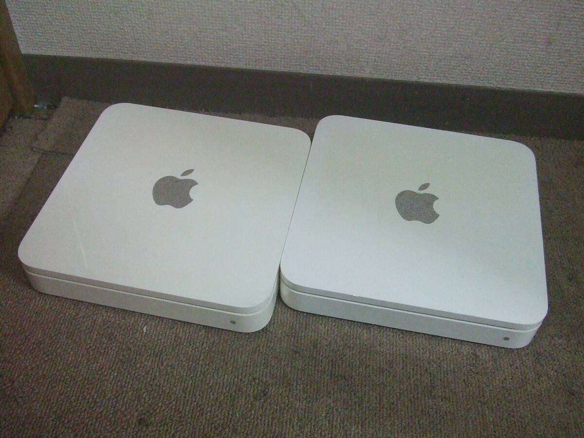 W296 2台セット/まとめ Apple AirMac Time Capsule A1409 2TB/3TB中古 本体 未確認 現状 ジャンク拍卖