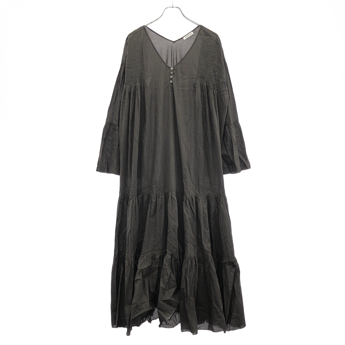 Deuxieme Classe EVERYDAY I LIKE. ドゥーズィエムクラス エヴリデイアイライク Dramatic ドレスワンピース チャコール 38 ITMJHEVJF8ND拍卖