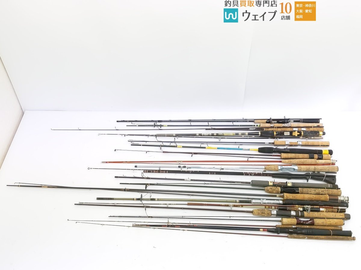 ダイワ 21 ブレイゾン S64L-2・ST、コータック Coulee SPI Minnowing 60 他 ルアー フライ ロッド ジャンク大量 ジャンク品拍卖