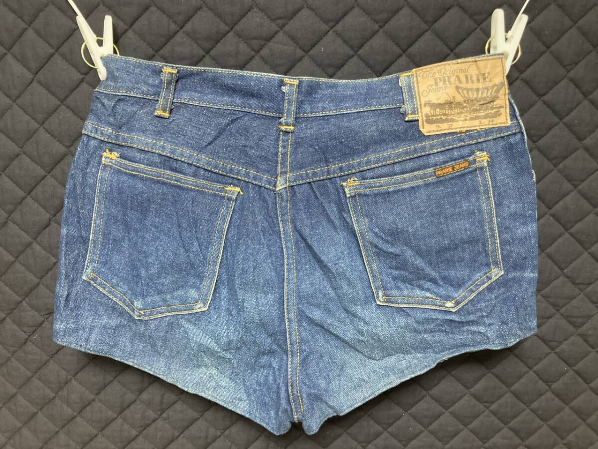 PRAIRIE JEANS デニム半ズボン160-170cm (ブルーウォッシュ)拍卖