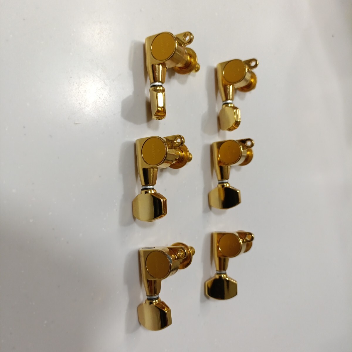 GOTOH SG360 07 ゴールド R6 リバースヘッド・左利き用 片側 6個セット ゴトー ギター ペグ(中古品)拍卖