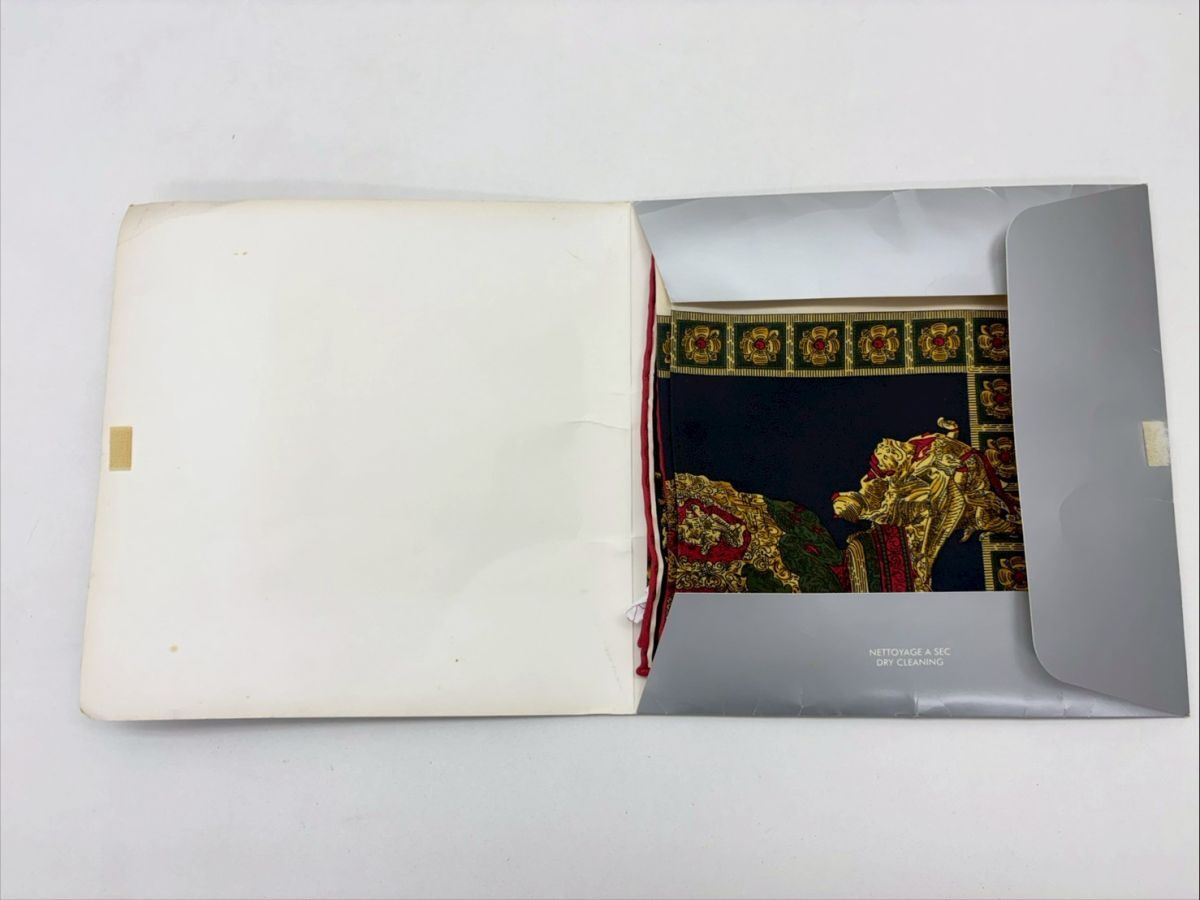 D224-F3-1291 Christian Dior クリスチャンディオール 大判スカーフ シルク ファベルジェの卵 約86cm×86cm ファッション小物 箱付き KA拍卖
