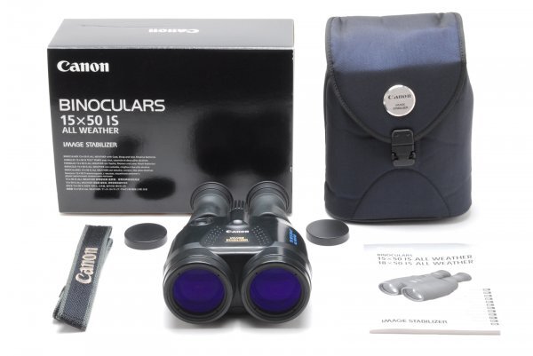 Canon 15x50 IS All-Weather Binoculars with Case キヤノン #74拍卖