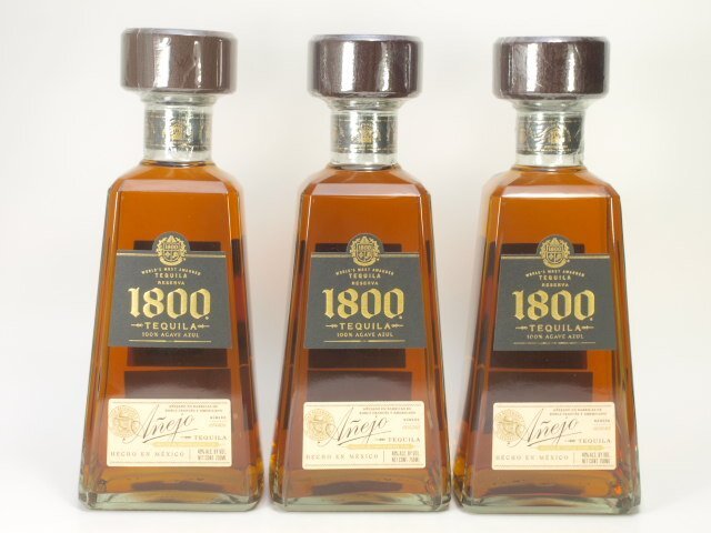 ★★テキーラ CUERVO クエルボ 1800 アネホ 750ml/40% 3本セット★AKA105025拍卖