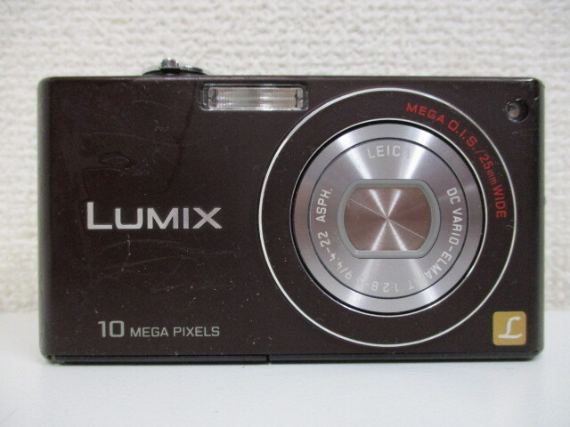 Panasonic パナソニック コンパクトデジタルカメラ LUMIX DMC-FX37 ブラウン 本体 バッテリー ジャンク品 激安1円スタート拍卖