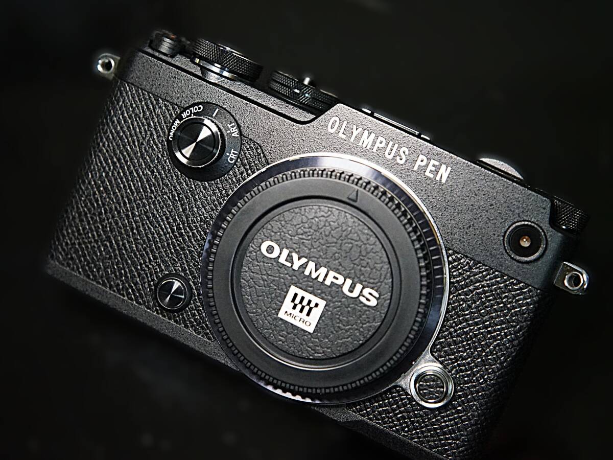 ☆ショット数僅か72回☆ 新同品 OLYMPUS PEN-F ボディ・ブラック 拍卖