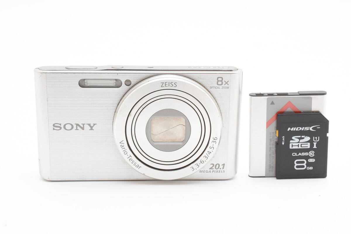 【動作確認済み】SONY Cyber shot DSC-W830 シルバー 0004467 ソニー デジタルカメラ デジカメ コンデジ拍卖