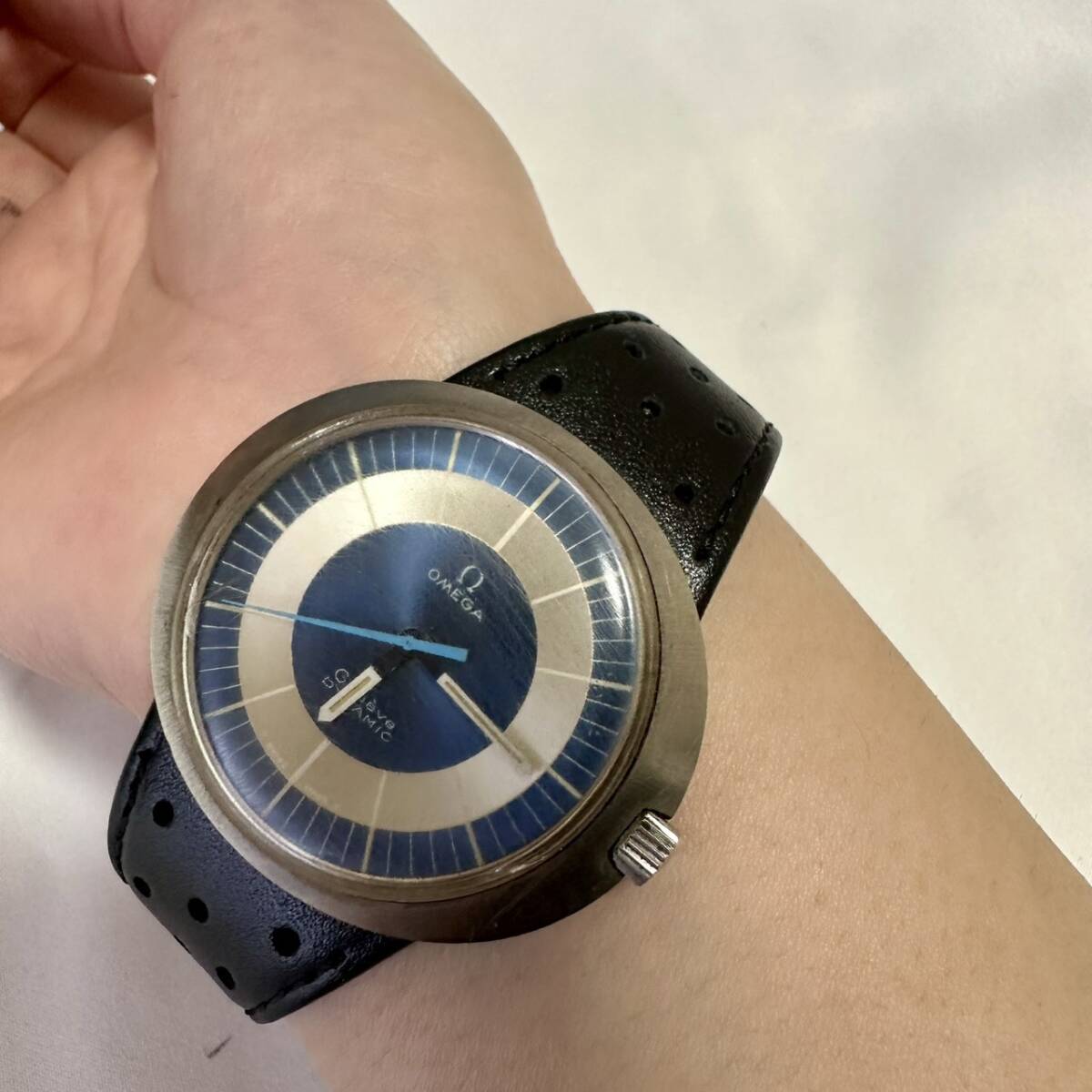 稼働品 OMEGA オメガ ダイナミック メンズ 自動巻き 動作確認済み T1196拍卖