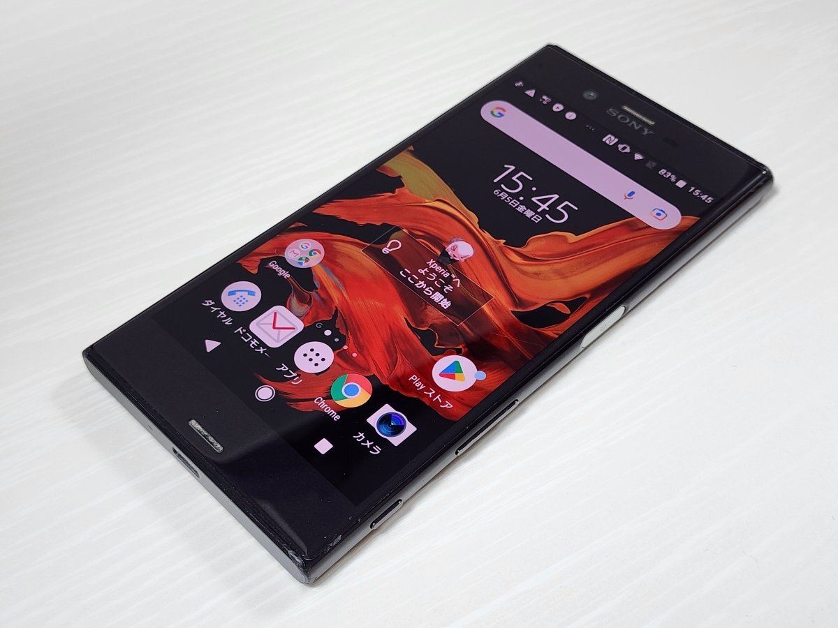 ★【80390WM】 ジャンク docomo SO-01J SONY Xperia XZ ミネラルブラック 1円 ! 1スタ !拍卖