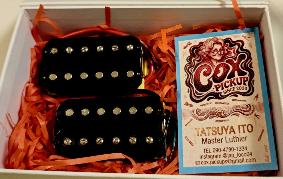 【至高のモダンヘヴィ】COX PICKUP / G-SPOT ハムバッカー / 4芯仕様・シリーズパラレル可 拍卖