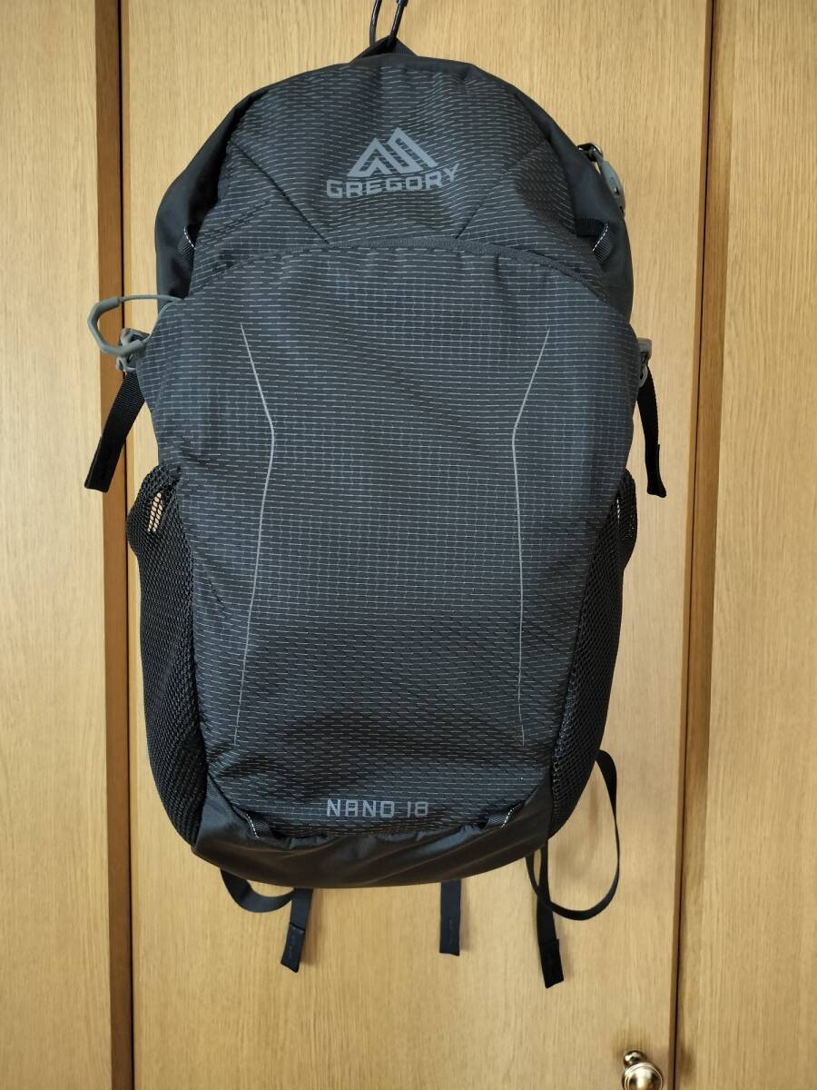 【美品】グレゴリー ナノ 18(GREGORY NANO18)ブラック拍卖