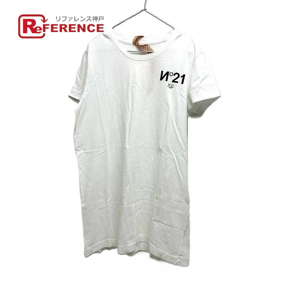 美品 N21 numero ventuno ヌメロ ヴェントゥーノ N°21 アパレル トップス 半袖 半袖Tシャツ ホワイト レディース【中古】拍卖