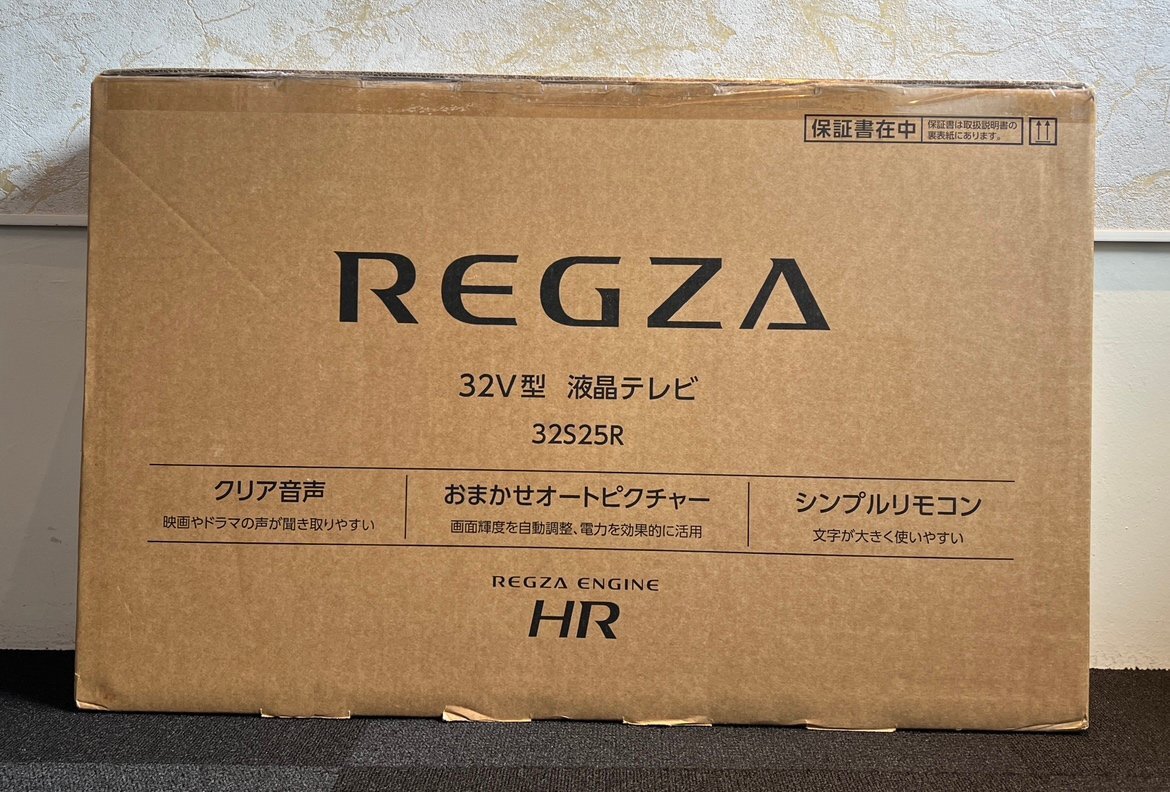 1円★未使用 TOSHIBA(東芝) REGZA(レグザ) 32V型 液晶テレビ 32S25R 送料無料【4580652114394】拍卖