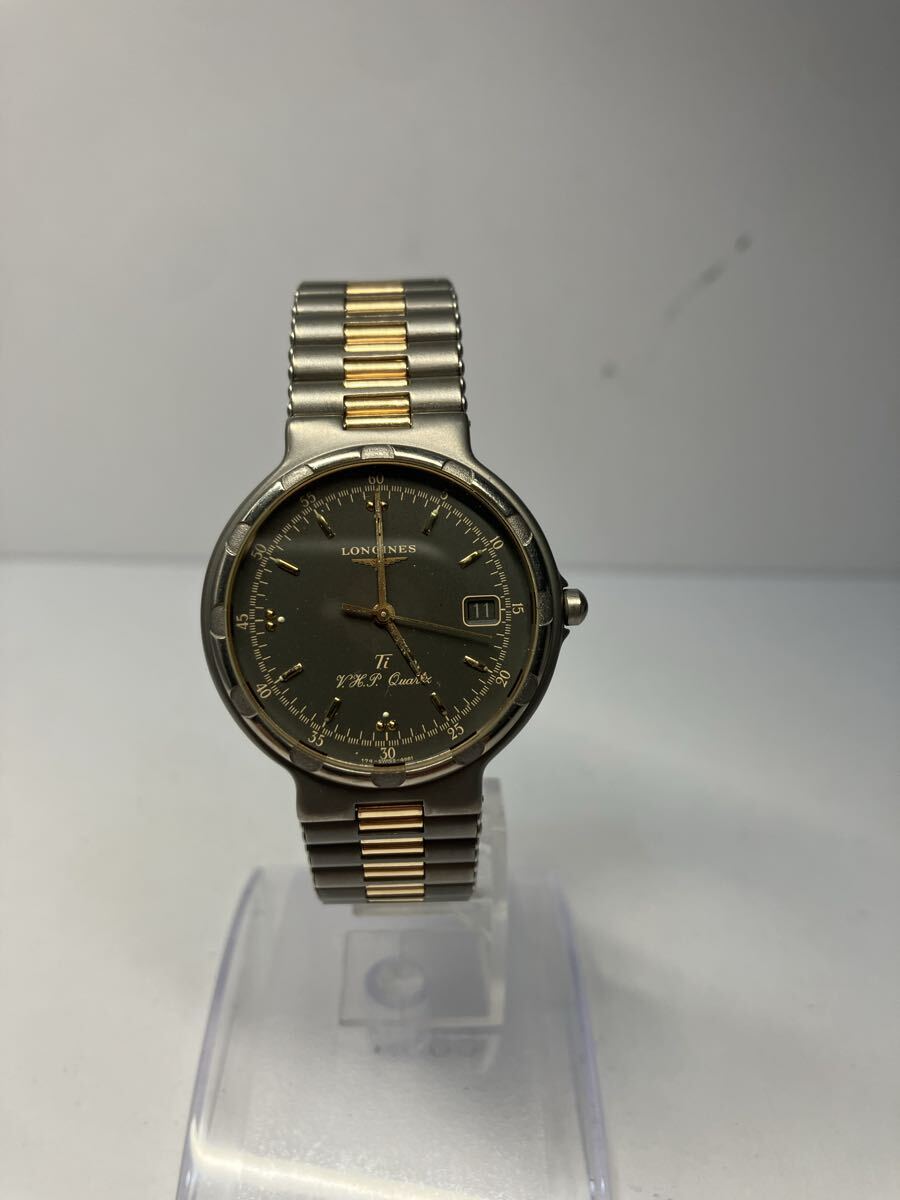 【美品、レア】ロンジン LONGINES コンクエスト チタン クォーツ デイト 腕時計拍卖