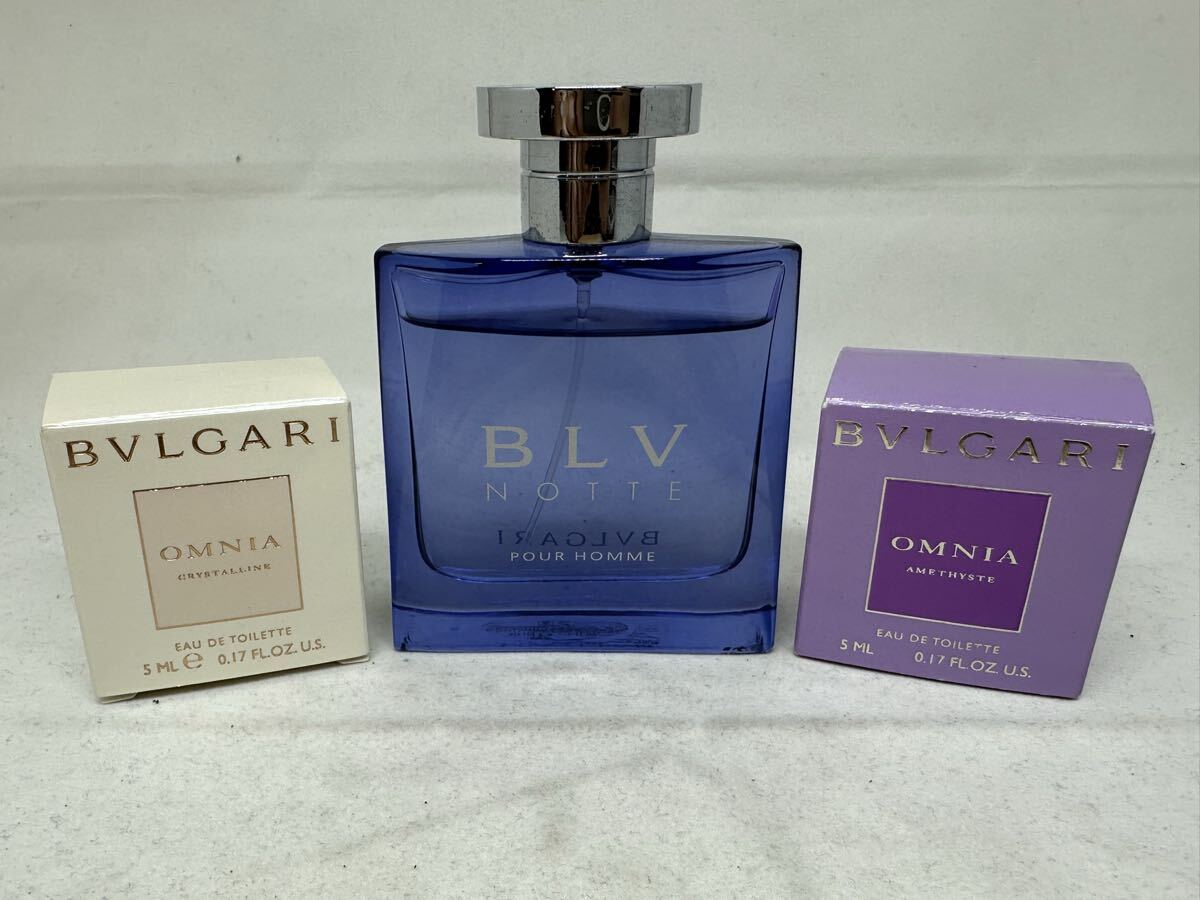 【一部箱あり】BVLGARI/ブルガリ 香水 3点セット ブルーノッテ プールオム オードトワレ & オムニアシリーズ 1円〜【L446.YUB】 拍卖