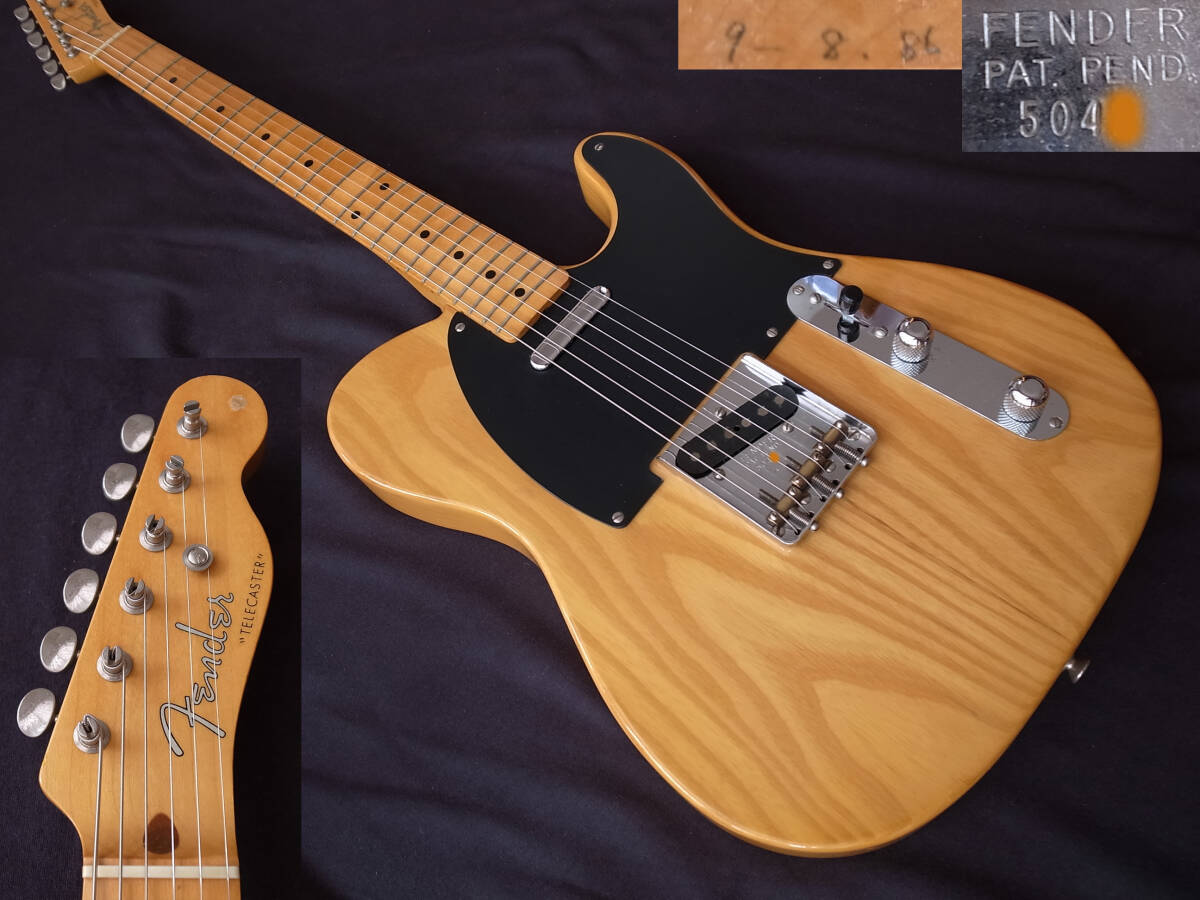 1986 TL52-95 Telecaster S/N 504X Fender Japan 初期 フェンダー ジャパン テレキャスター 中古拍卖