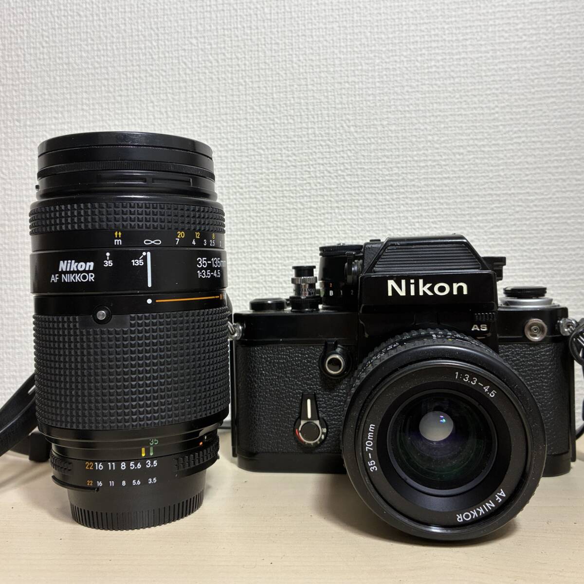 Nikon F2 フォトミックAS レンズ2本付き シャッター確認拍卖