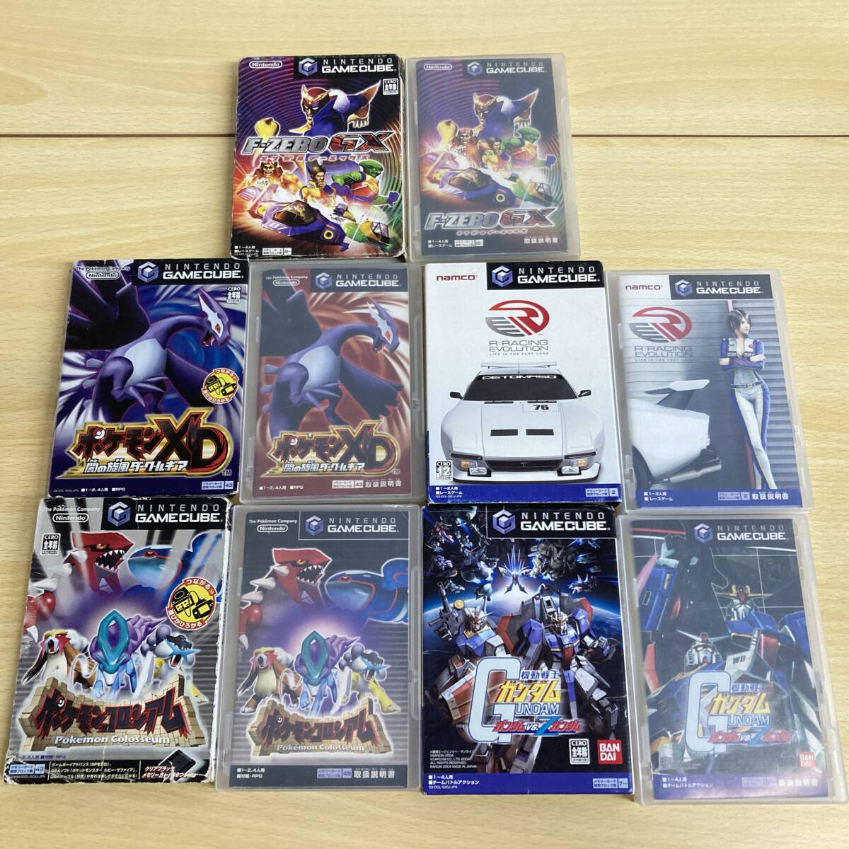 052(646)【1円スタート】 起動確認済み Discキズあり GC ゲームキューブ ソフト 5本 まとめ ポケモンコロシアム ダークルギア 他 拍卖