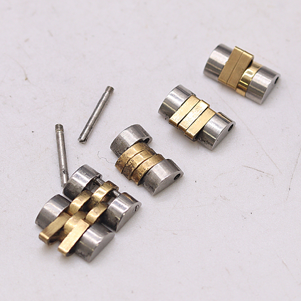 1円 ロレックス デイトジャスト 純正コマ 5コマ ゴールド/シルバーカラー 10mm用 YG×SS レディース腕時計 6526300 6KHT MST拍卖