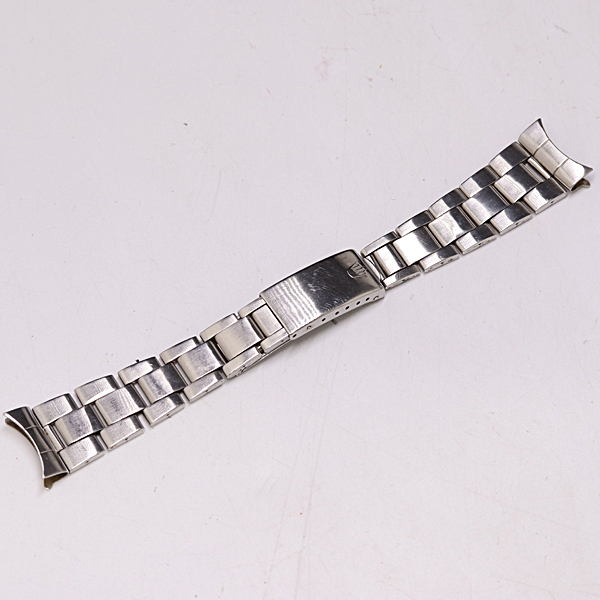 1円 ロレックス 純正ベルト シルバーカラー 18mm用 メンズ腕時計 2000000 NSK KUT拍卖