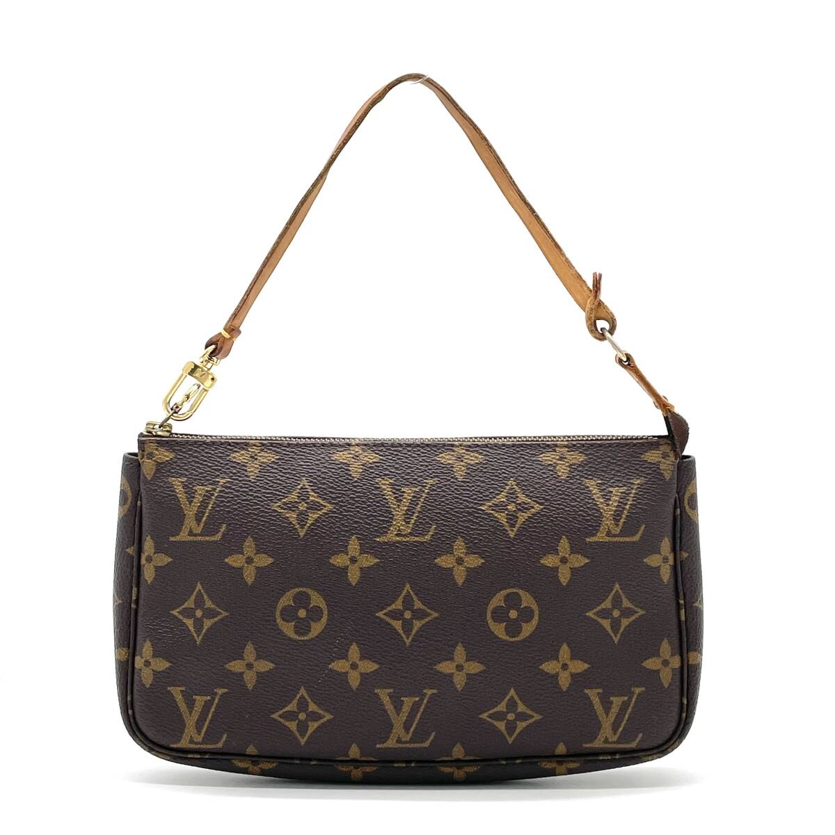 1円 LOUIS VUITTON ルイヴィトン モノグラム ポシェットアクセソワール アクセサリーポーチ M51980 AR1908拍卖