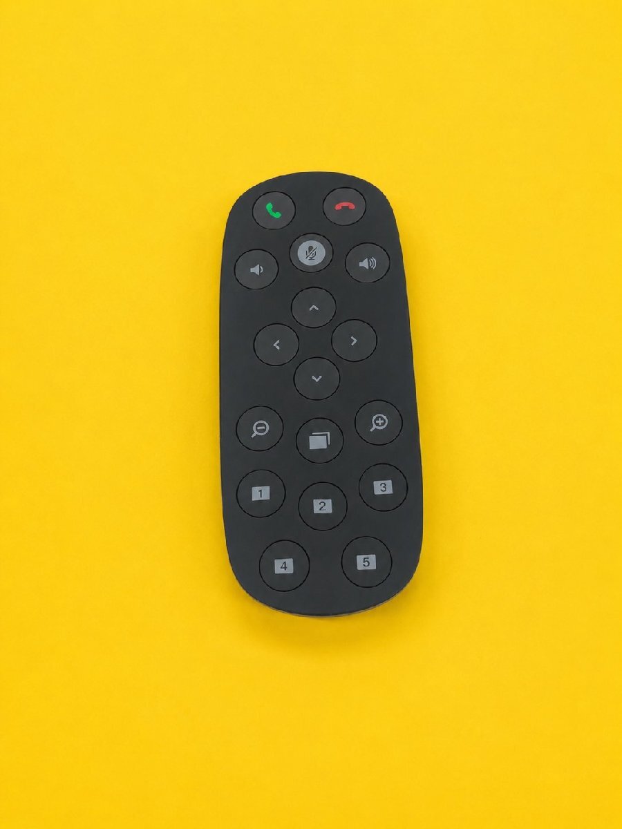 $ 動作確認済 Logitech ロジクール MeetUp Remote R-R0007 純正リモコン テスト電池付拍卖