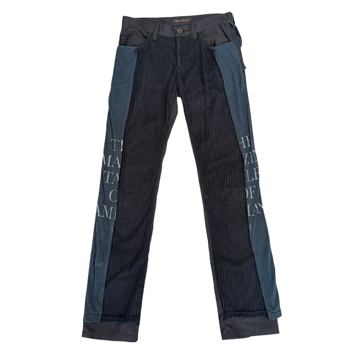 アンダーカバー 2006SS T期 メッシュ レイヤード パンツ ブラック Undercover 2006SS Tale Of Zamiang Mesh Layered Pants Black拍卖