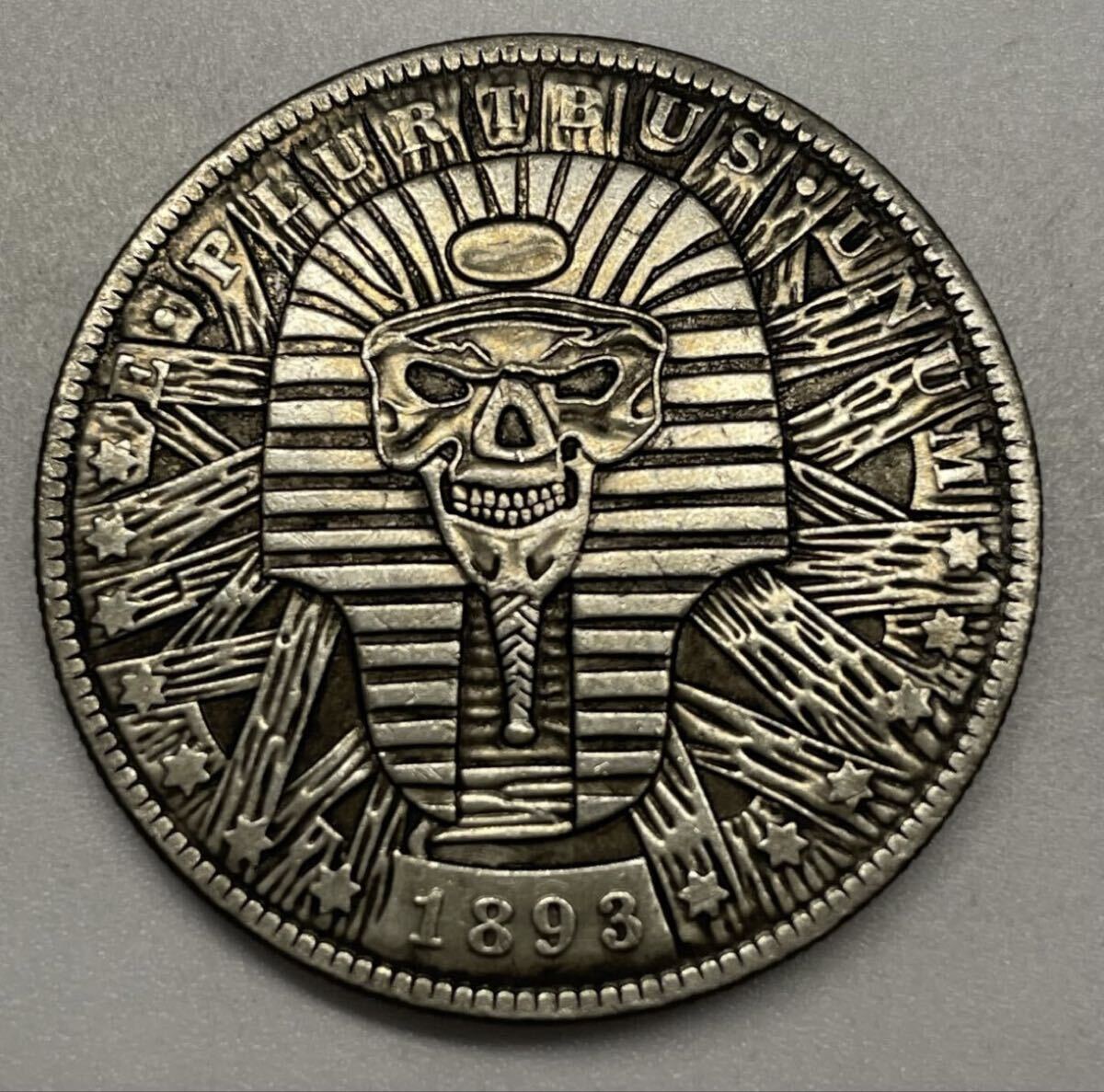 銀貨 1893年 モルガン銀貨 ファラオの髑髏 ホーボーニッケル コイン モルガン銀貨 アメリカ イーグル 1ドル 貿易銀 竜 古銭 蔵品硬貨コイン拍卖