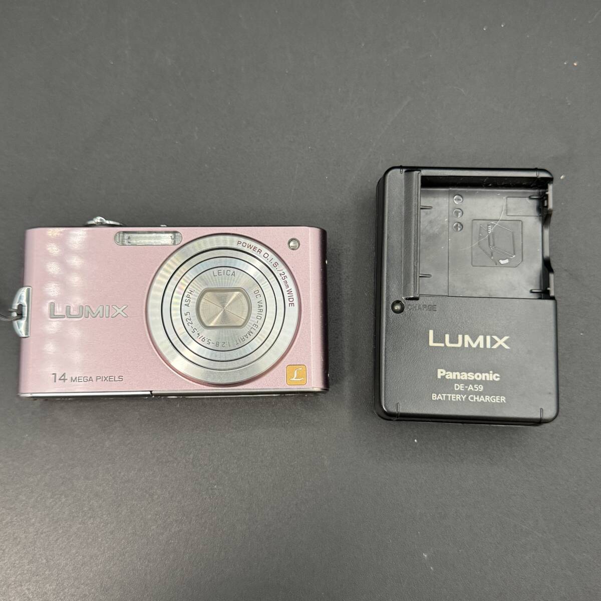 美品 動作確認済【Panasonic】パナソニック デジカメ LUMIX DMC-FX66 ピンク コンパクトデジタルカメラ RE拍卖