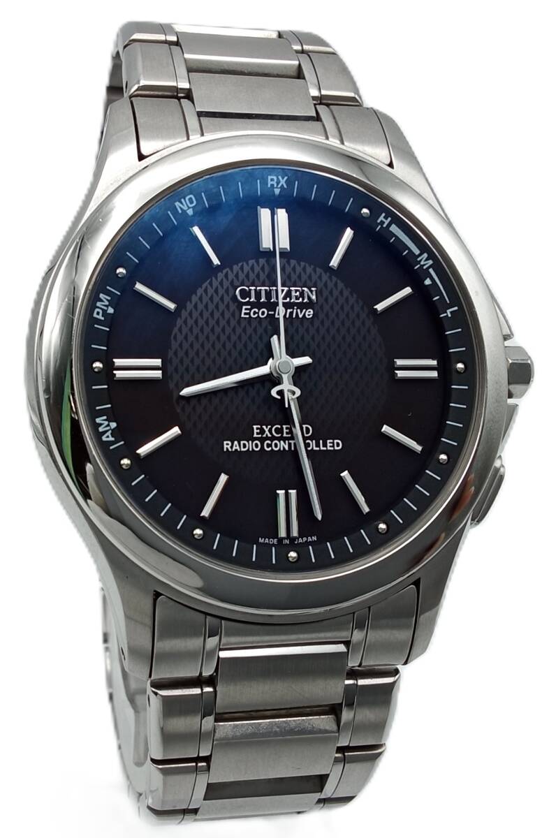 O4〇【ソーラー/不動】ジャンク 腕時計 CITIZEN EXCEED シチズン エクシード H430-T005675 3針 ラウンド 現状品拍卖