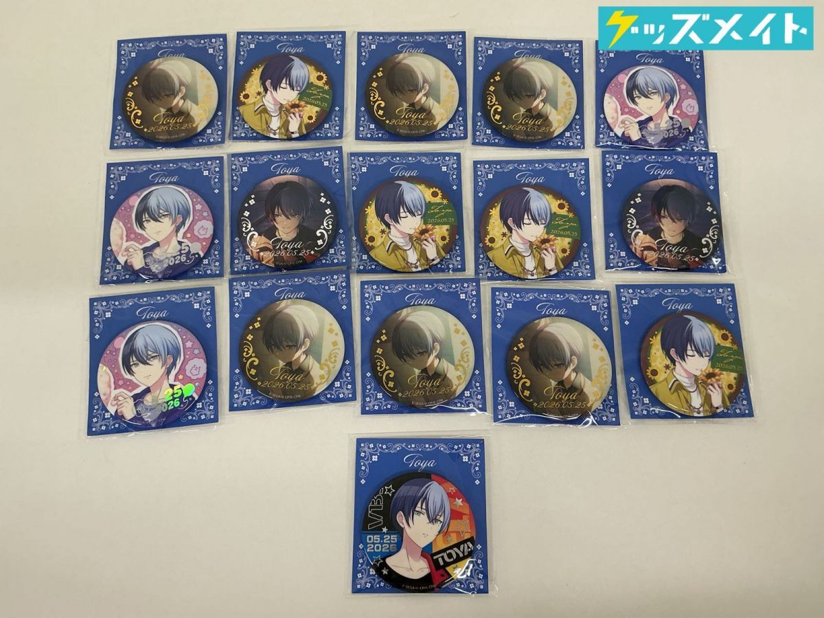 05【未開封】 プロジェクトセカイ はぴこれくじ バースデーギフトシリーズ 2025 箔押し缶バッジ まとめ売り 青柳冬弥 A / プロセカ拍卖