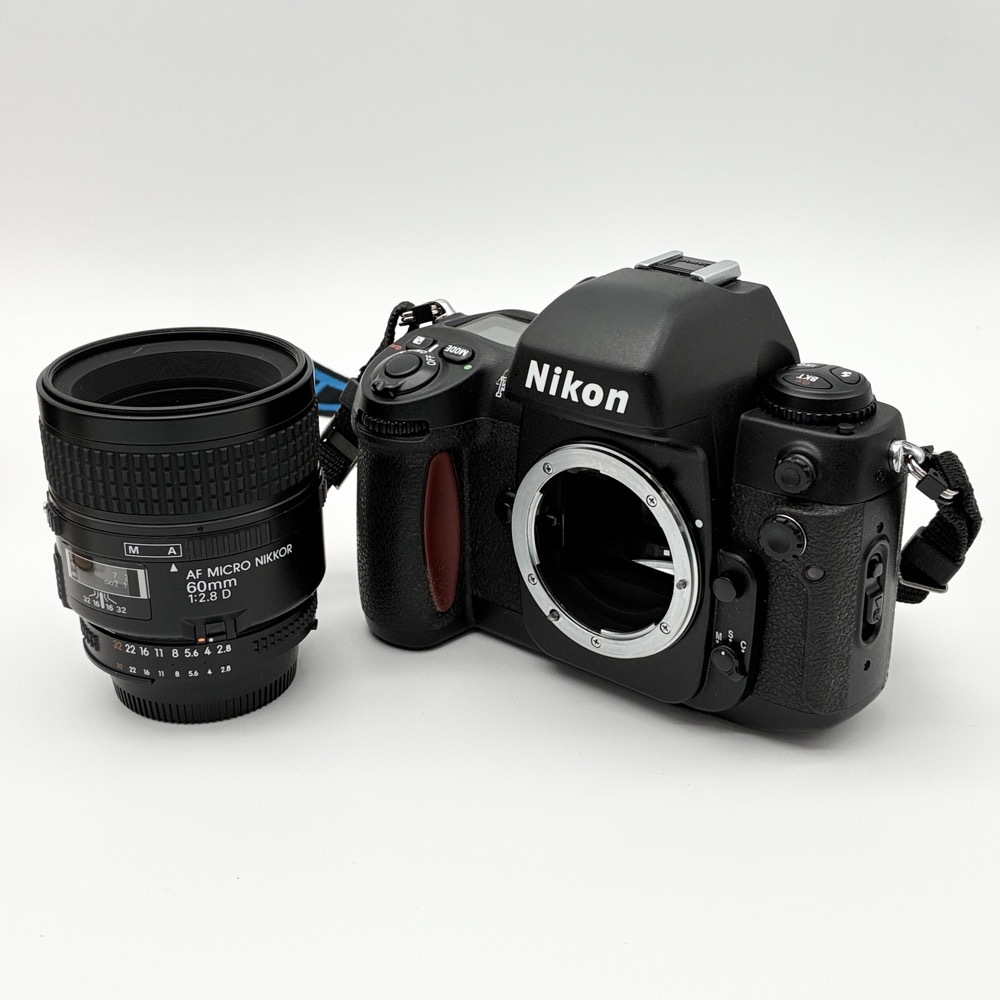 1円〜 Nikon ニコン F100 Micro-Nikkor 60mm f/2.8D AF一眼レフカメラ 箱付 電源不動 ジャンク品拍卖