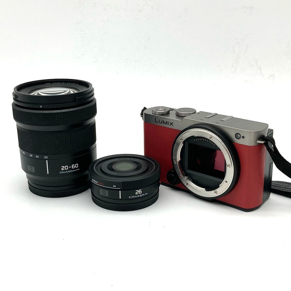 1円〜 Panasonic パナソニック LUMIX DC-S9 S26mm F8 20-60mm F3.5-5.6 ミラーレスカメラ 箱付 動作確認済拍卖